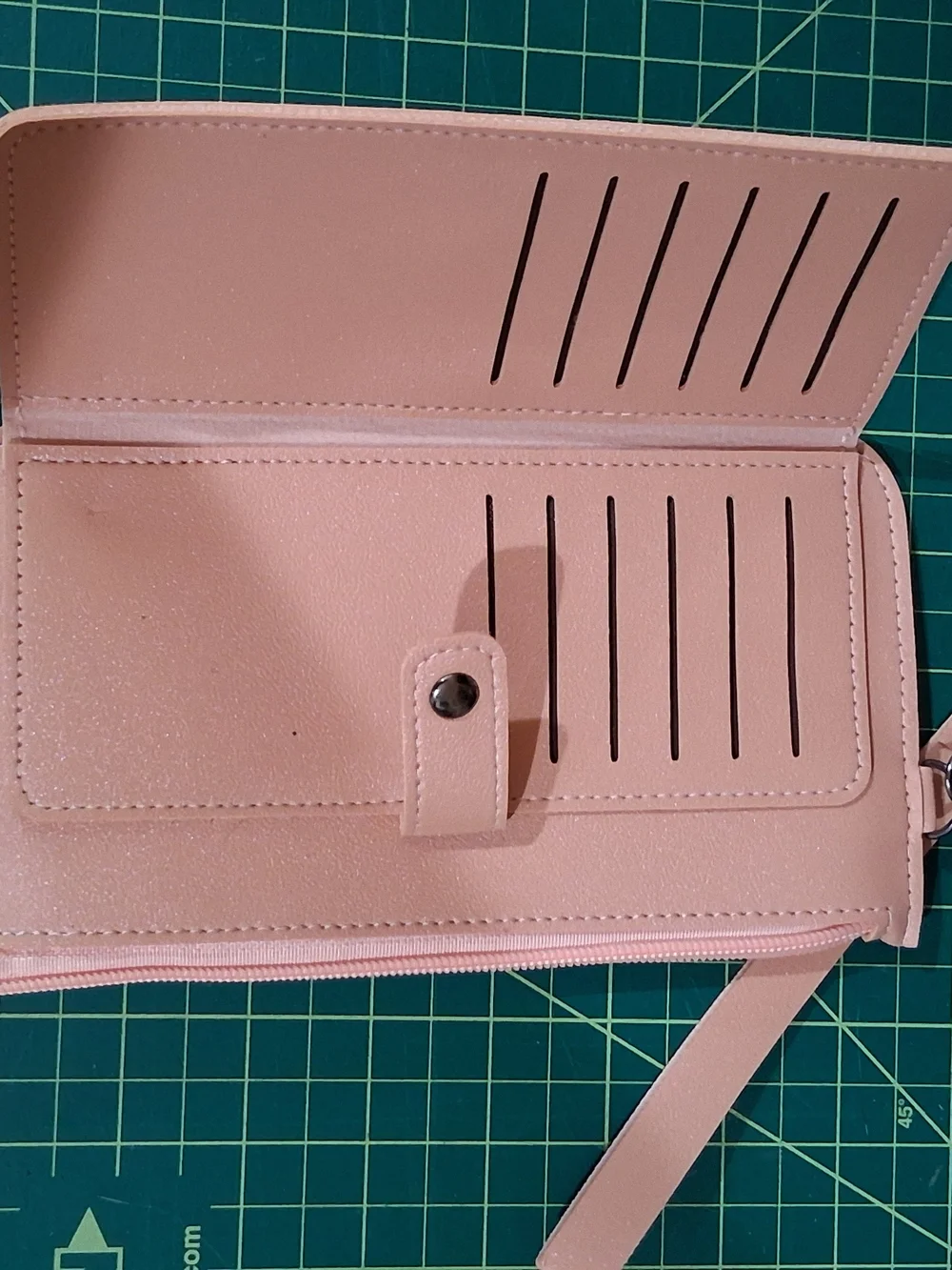 Blush Pink Card Holder Wallet